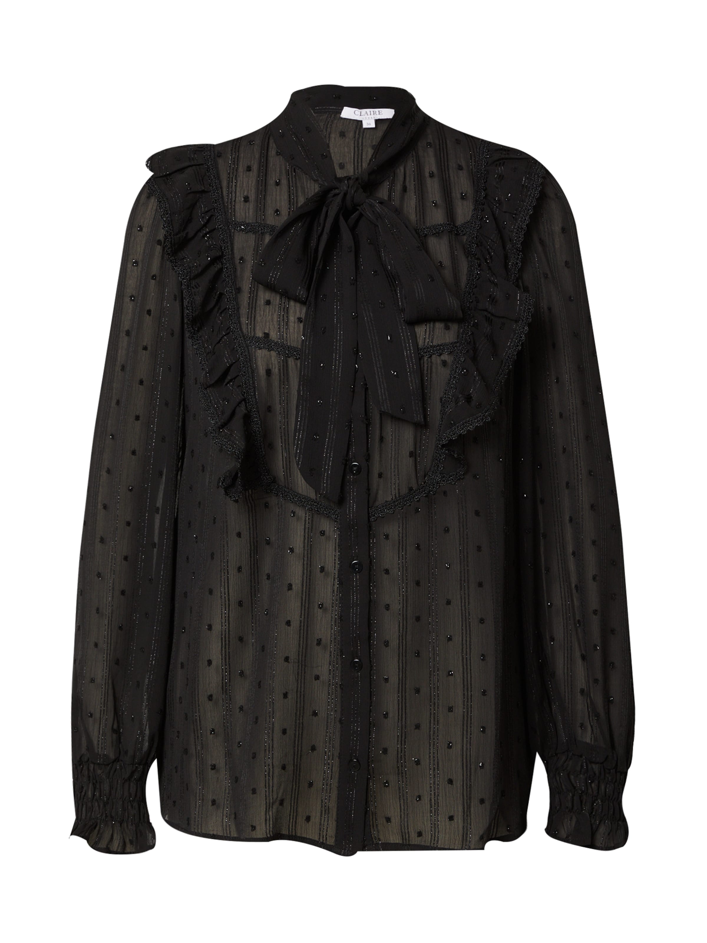 Claire Bluse 'Roselil' in Schwarz: Vorderseite