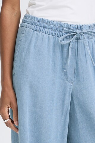 ICHI Wide Leg Jeans 'IHArcher' in Blau