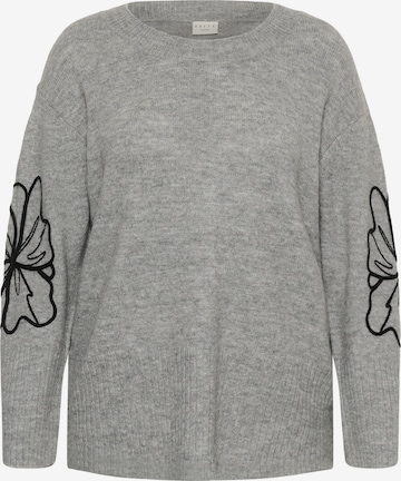 Pull-over 'Erina' KAFFE CURVE en gris : devant