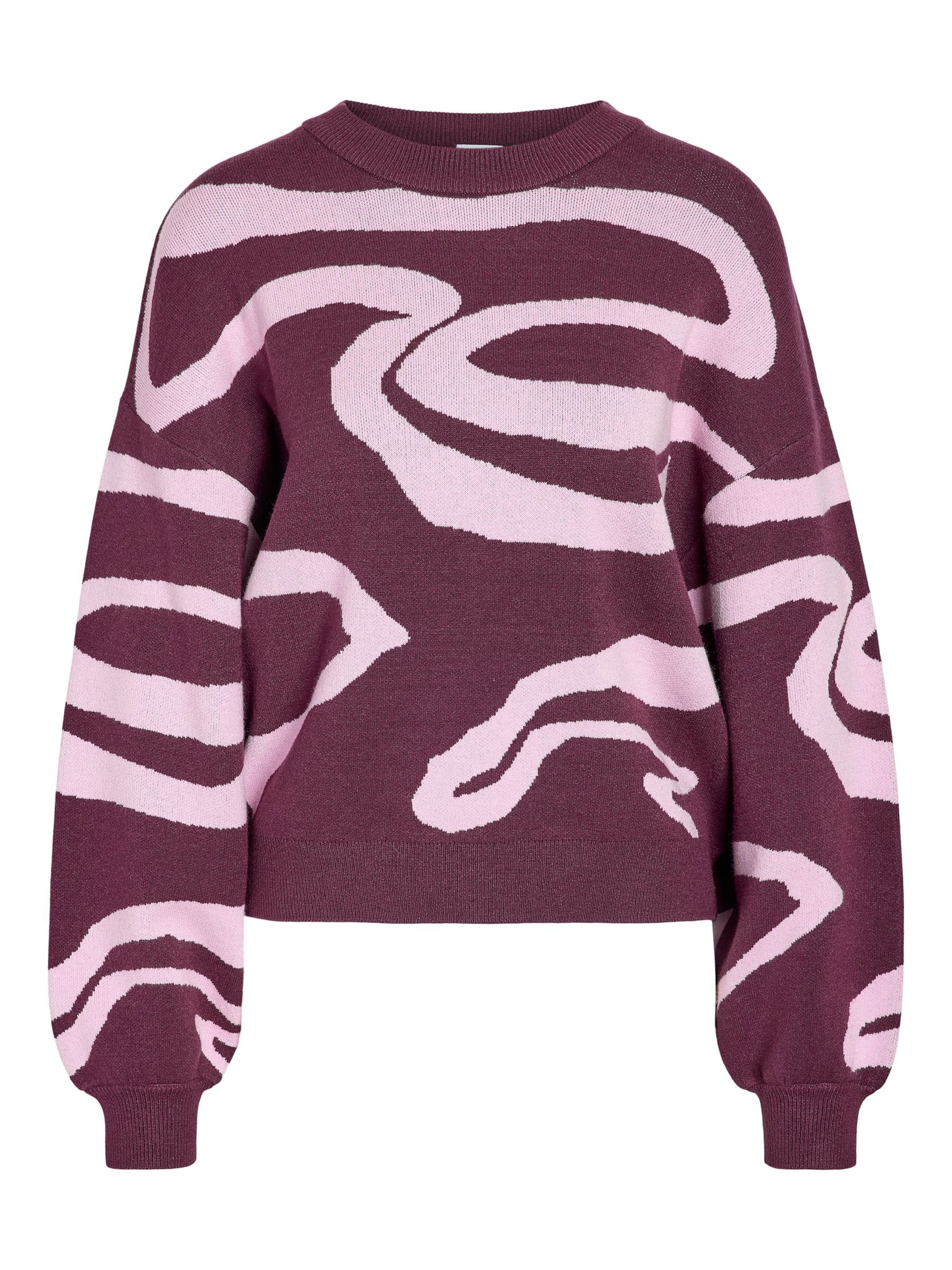 Pull-over Noisy may en violet : devant