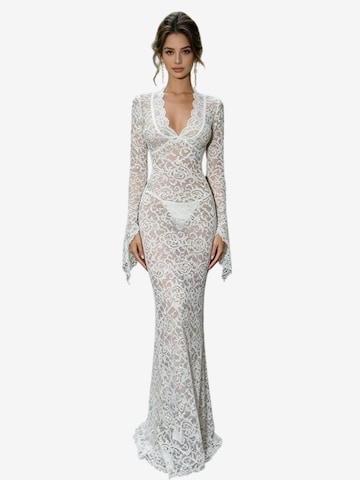 Yesfashion Kleid in Weiß: Vorderseite
