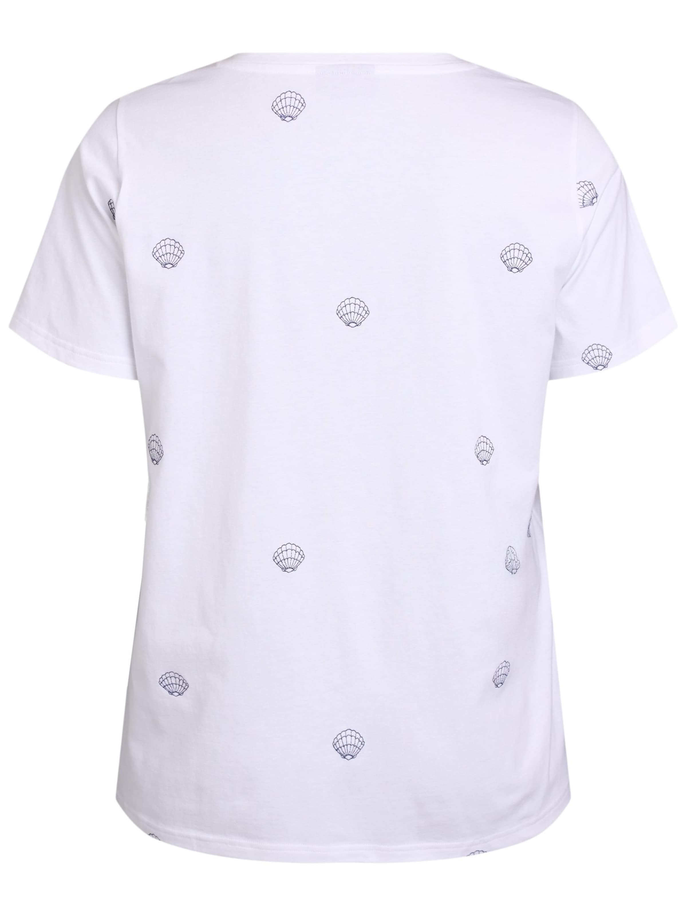 Zizzi Majica 'Velin' | bela barva