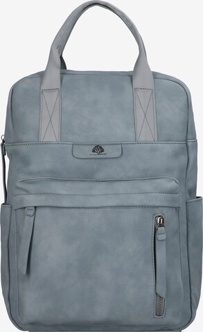 GREENBURRY Backpack 'Toni' in Blue: front