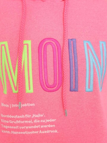 Zwillingsherz Sweatshirt 'Lucina' in Roze