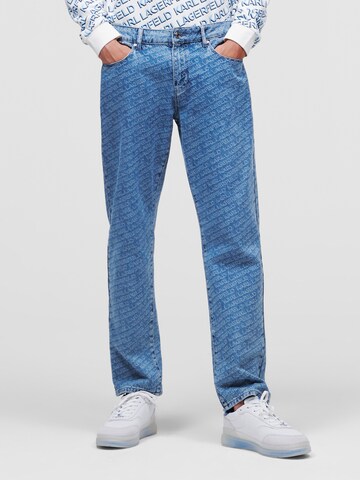 Karl Lagerfeld Regular Jeans in Blauw: voorkant