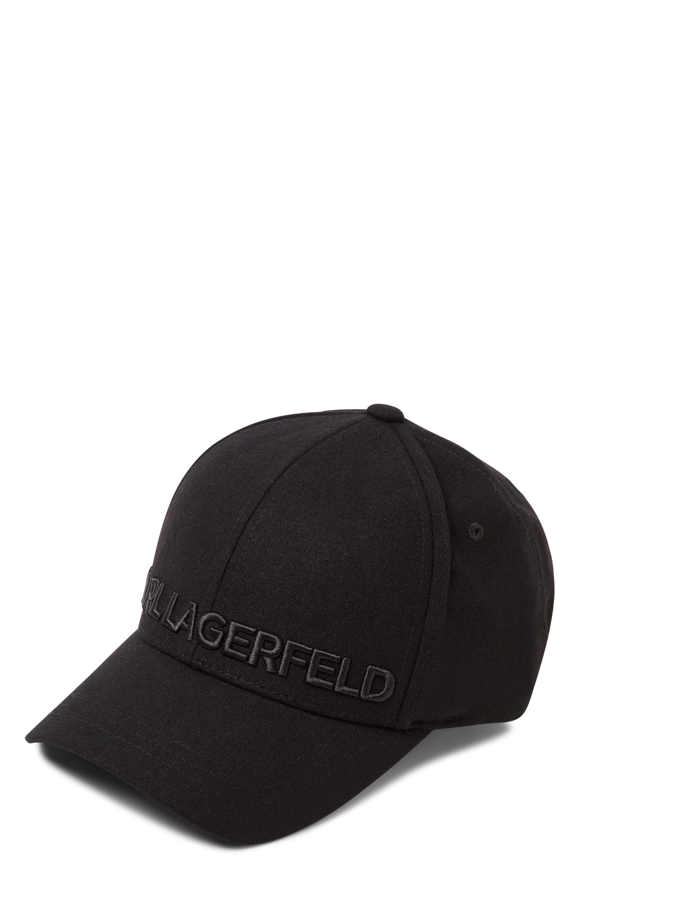 Karl Lagerfeld Cap in Schwarz: Vorderseite