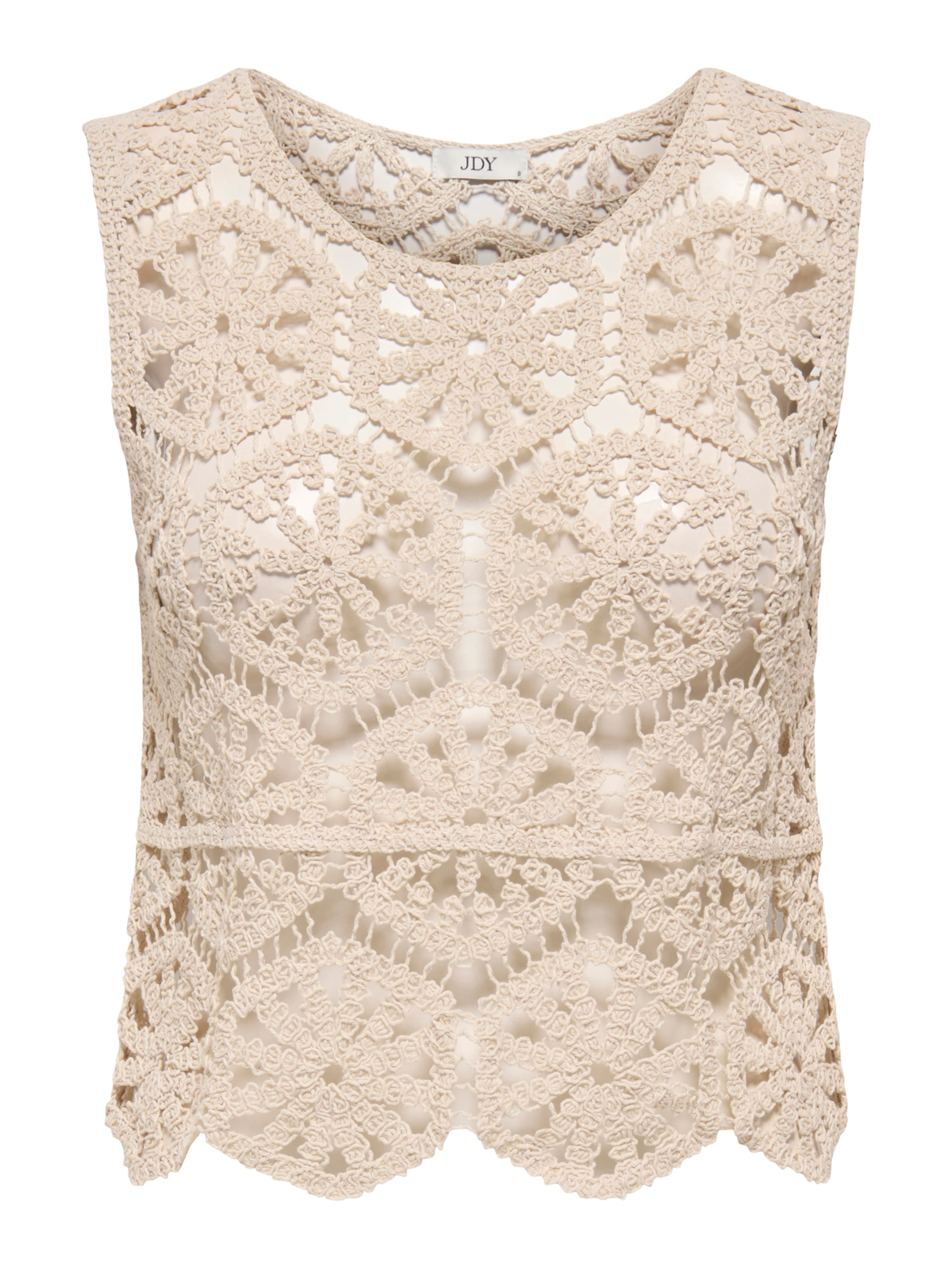 JDY - Top de punto 'JDYVIC' en beige: frente