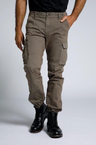 Regular Pantalon cargo JP1880 en marron : devant