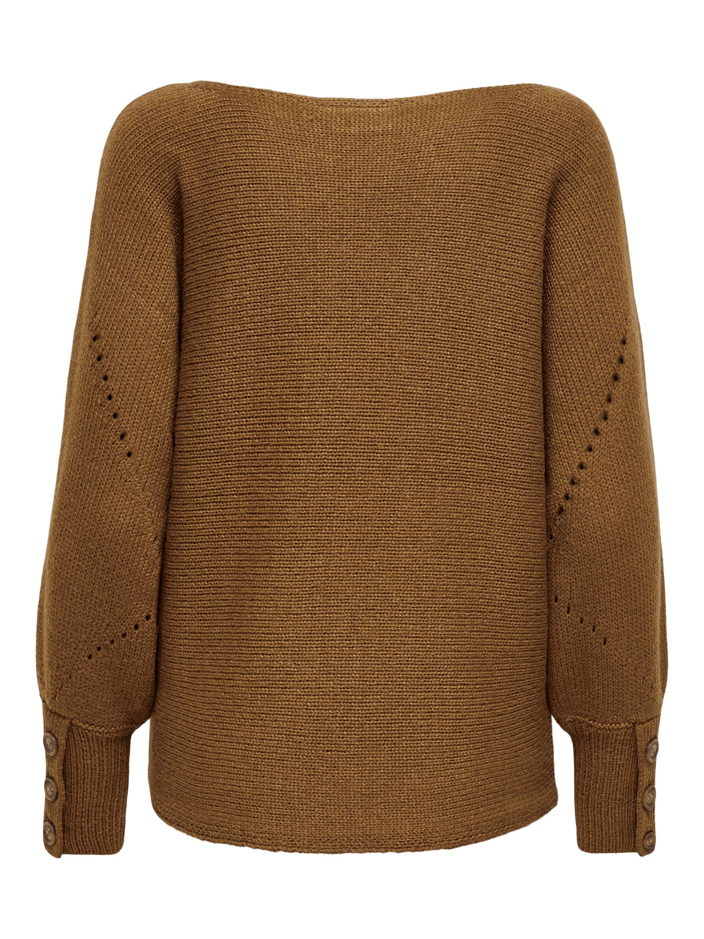 Only Maternity Pulover 'Nicoya' | rjava barva