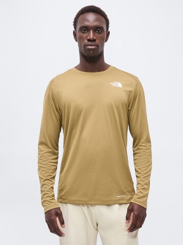 THE NORTH FACE Funkcionalna majica 'SHADOW' | rjava barva: sprednja stran