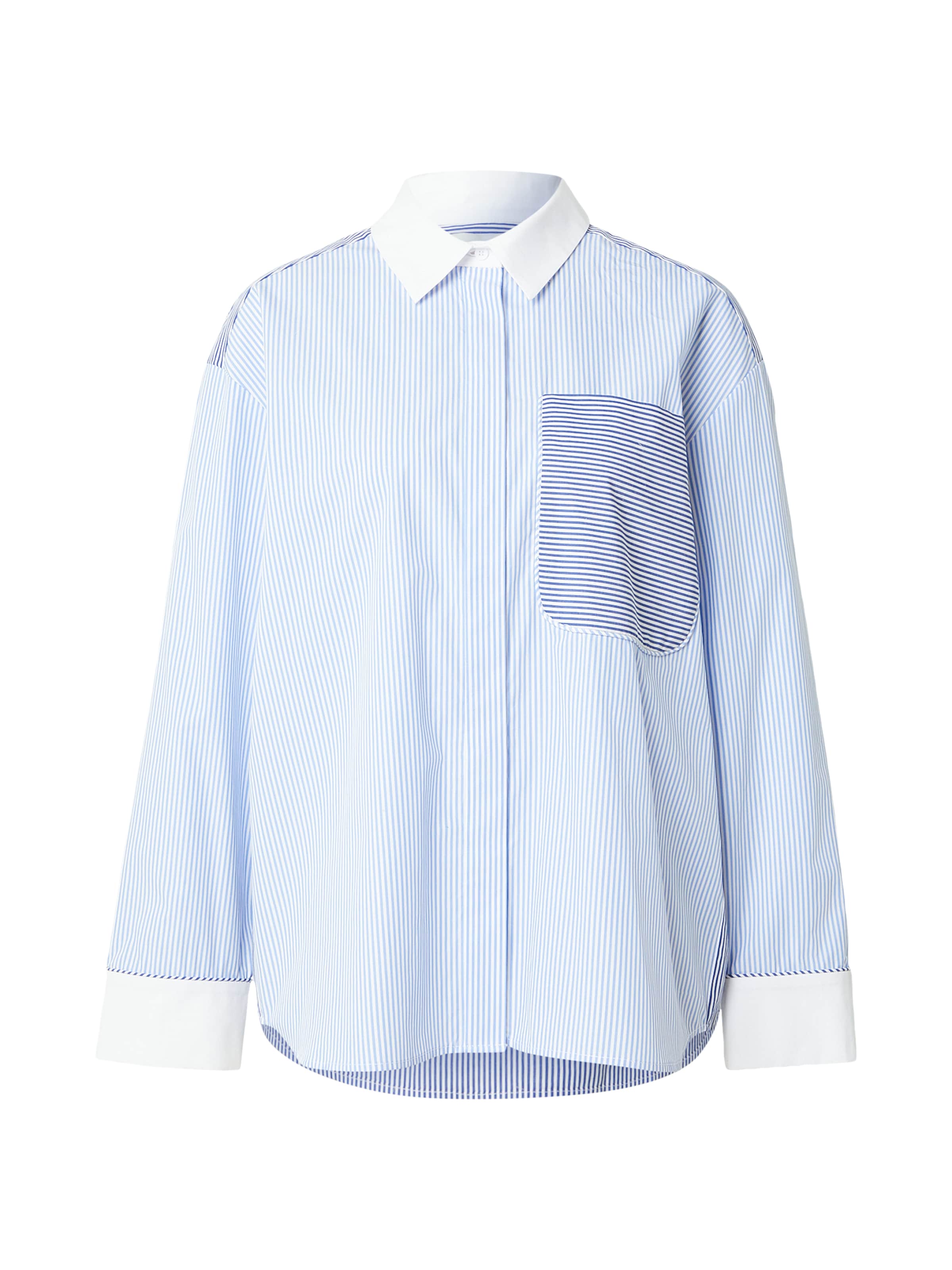 Munthe Chemisier 'BUXILIMA' en bleu / bleu clair / blanc, Vue avec produit