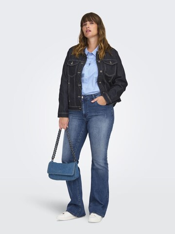 ONLY Carmakoma Flared Jeans in Blauw