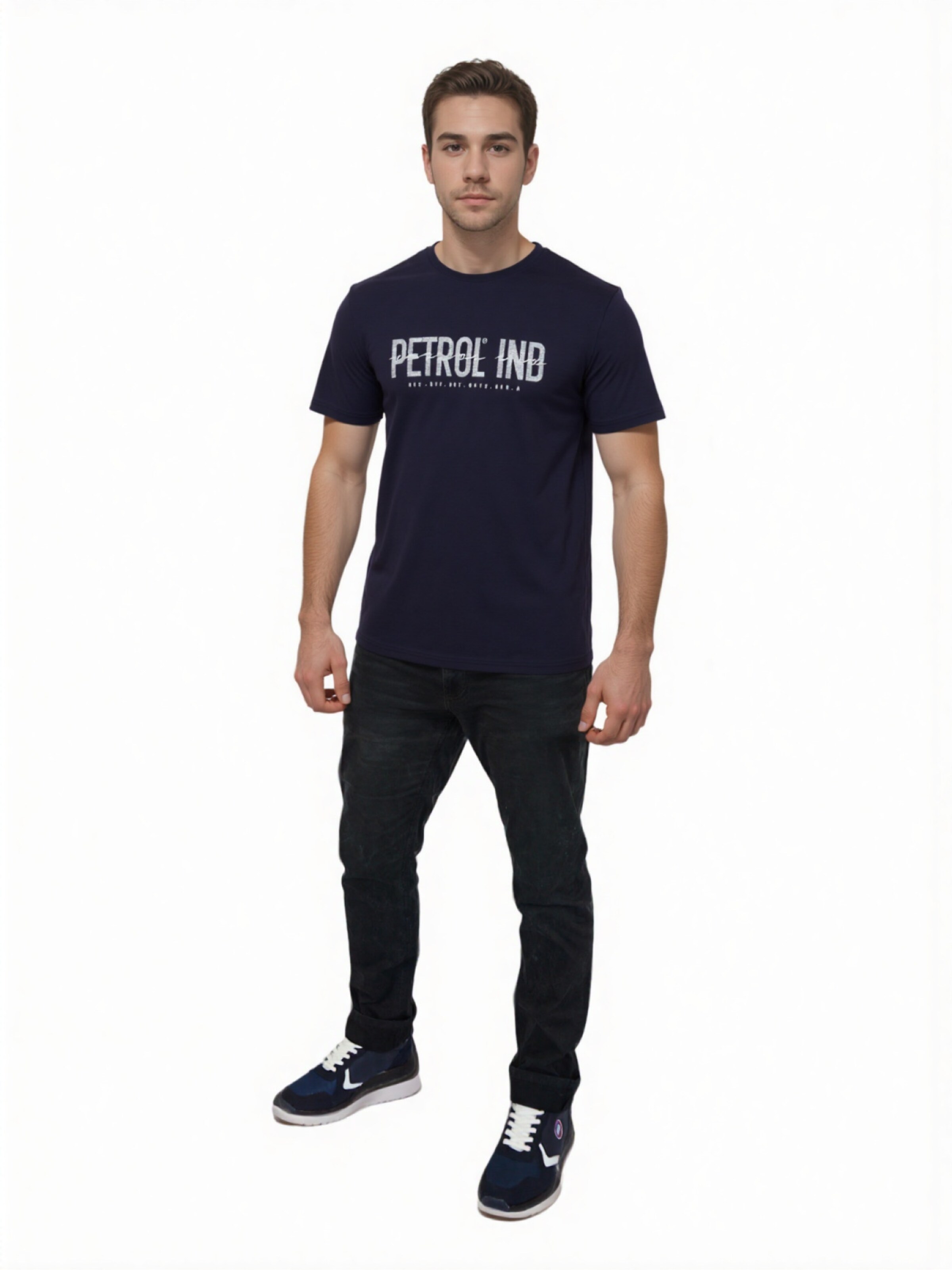 T-Shirt Petrol Industries en noir