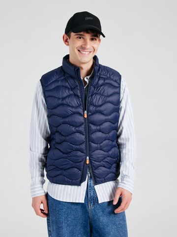 SAVE THE DUCK Vest 'TIDE' in Blue: front