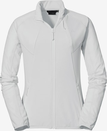 Schöffel Athletic Fleece Jacket 'Rotwand' in White: front
