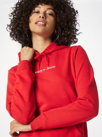 Felpa di Tommy Jeans in rosso