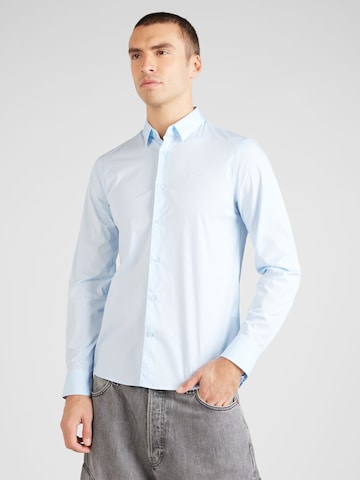 Calvin Klein Slim Fit Skjorte i blå: forside