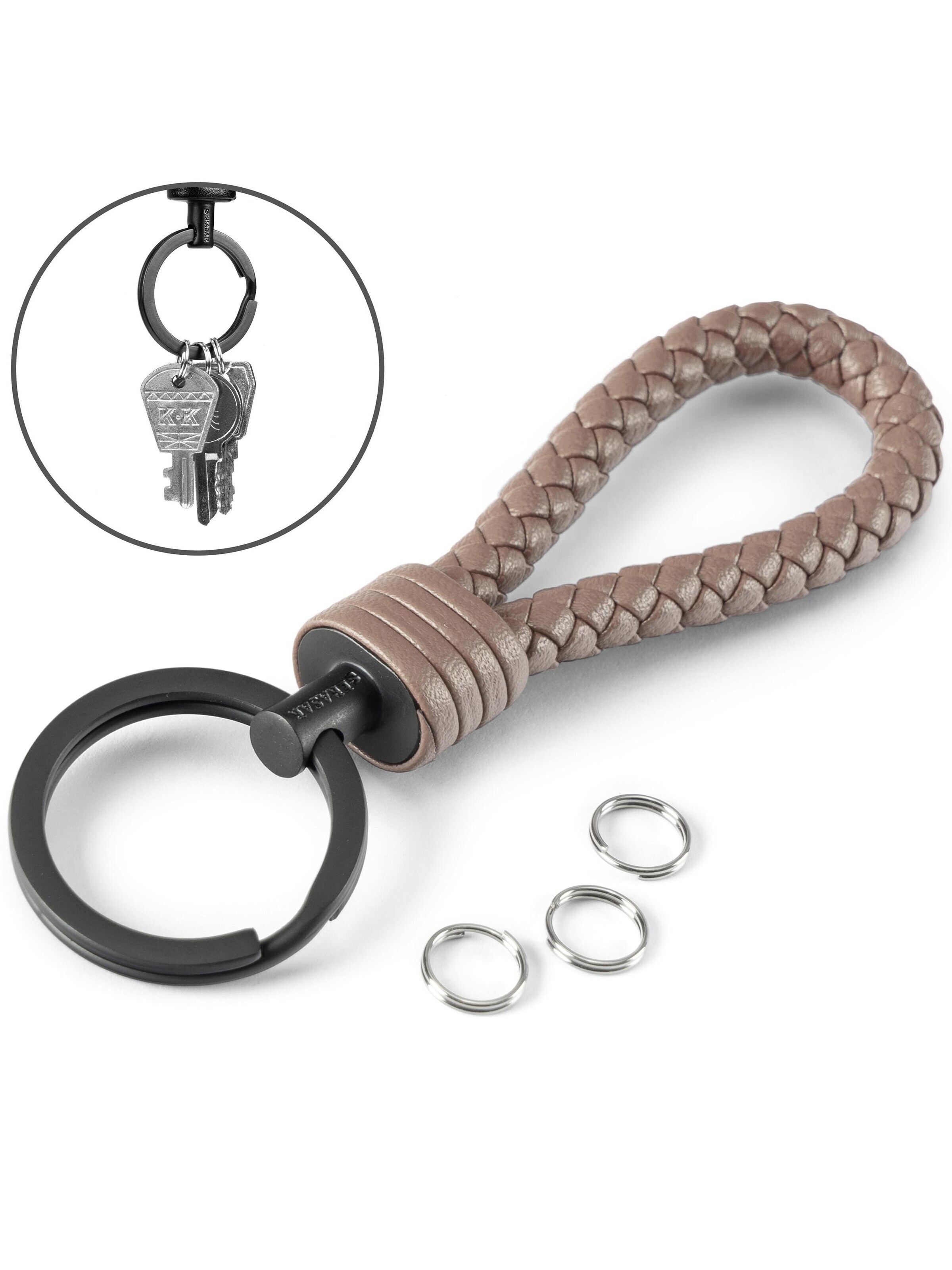 SERASAR Key ring 'Strong' in Beige