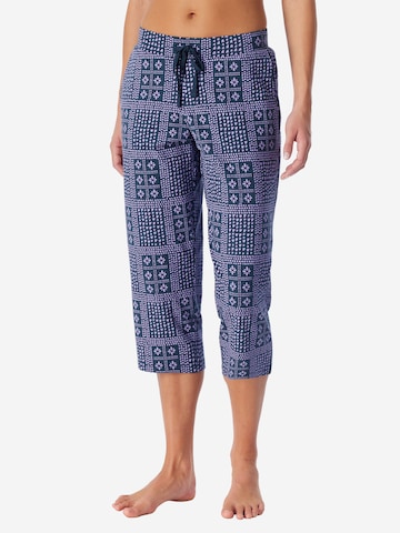 Pantalon de pyjama ' Mix Relax ' SCHIESSER en bleu : devant