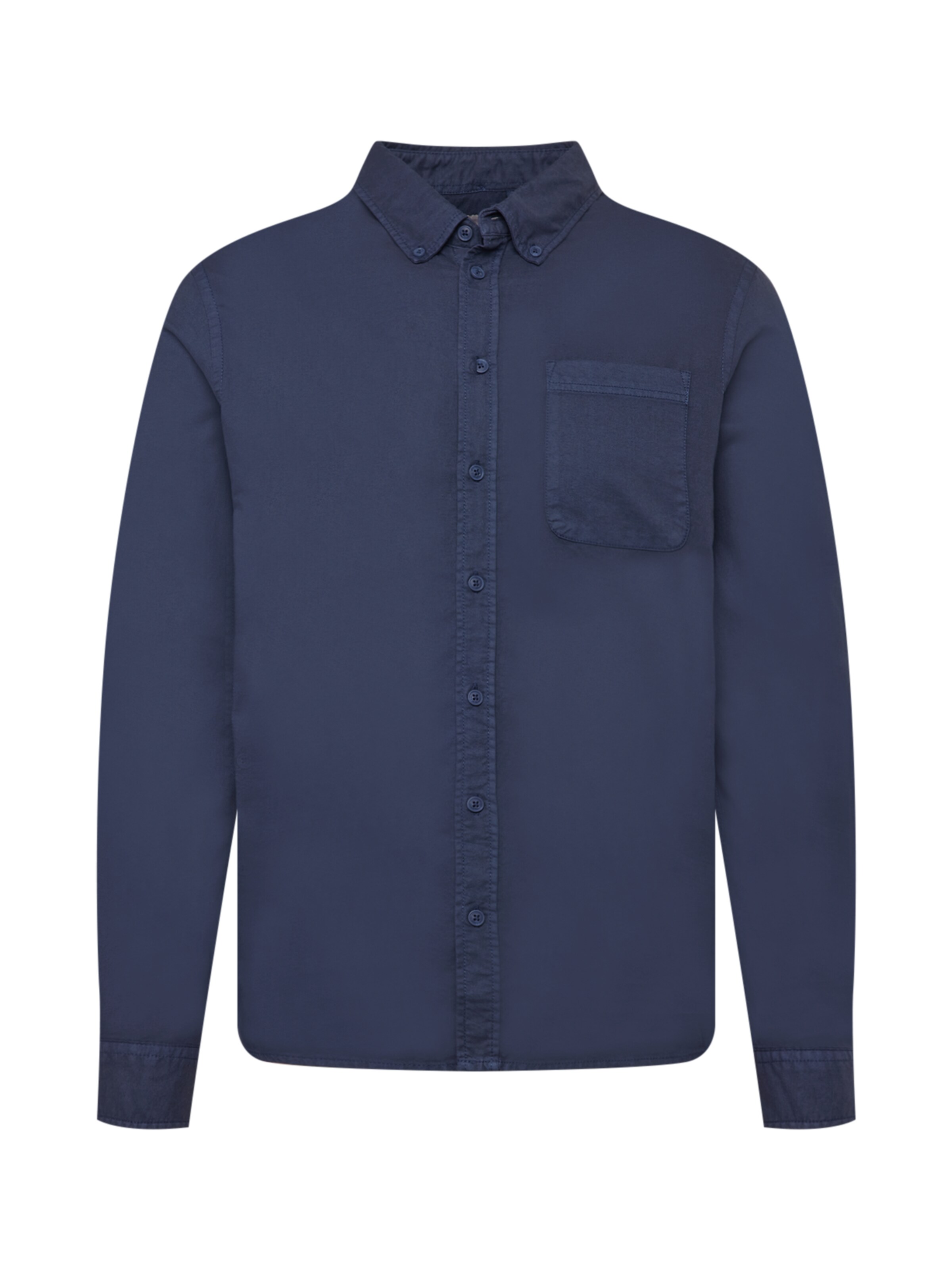 BLEND Regular Fit Hemd 'Bugley' in Blau: Vorderseite