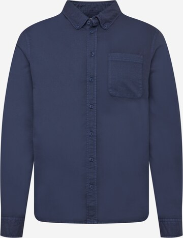 Coupe regular Chemise 'Bugley' BLEND en bleu : devant