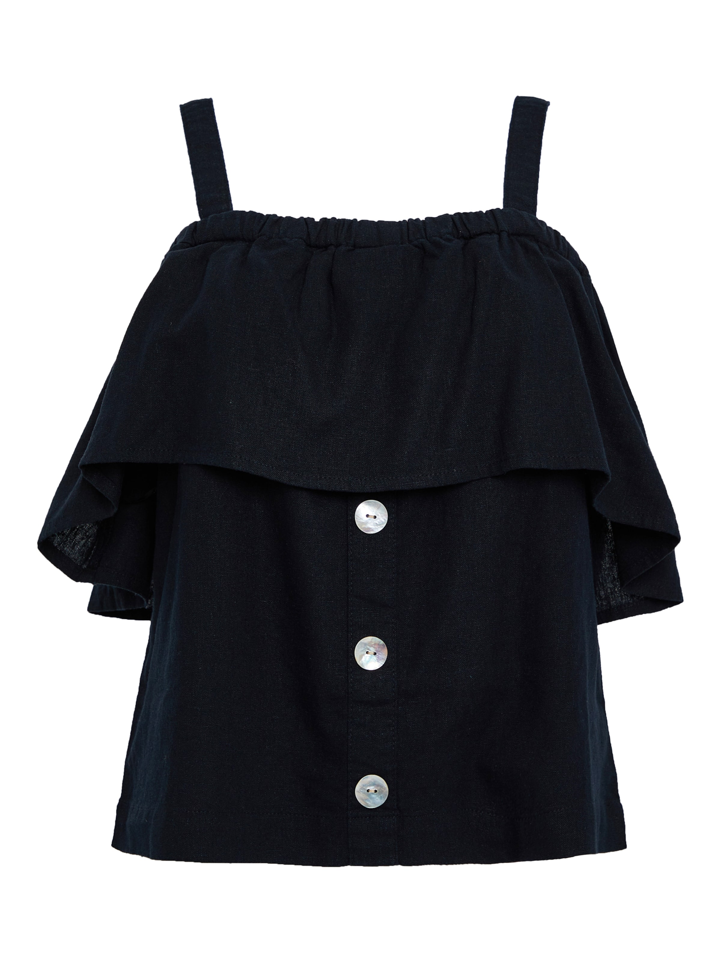 Threadbare Bluse 'Aspen' in Schwarz: Vorderseite