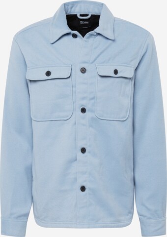 Only & Sons Regular fit Between-Season Jacket 'ASH' in Blue: front