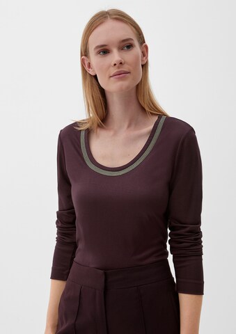 s.Oliver BLACK LABEL Shirt in Lila: voorkant