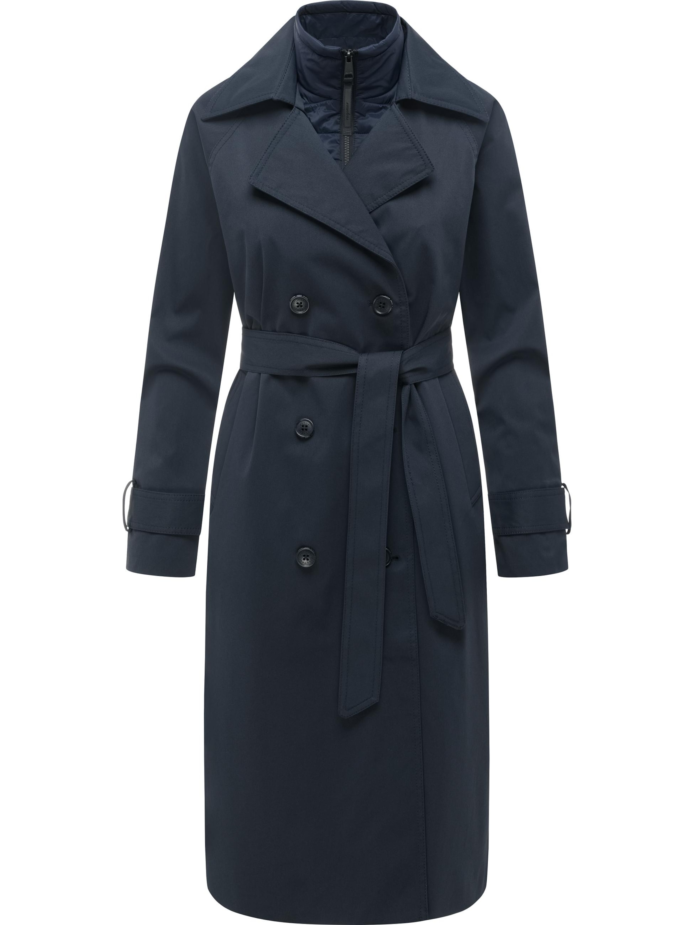 Ragwear Functionele mantel in Blauw: voorkant