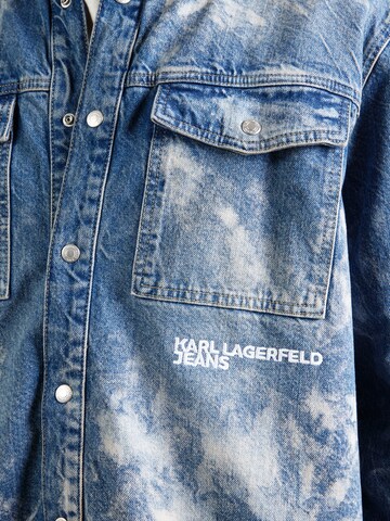 KARL LAGERFELD JEANS Comfort Fit Hemd in Blau