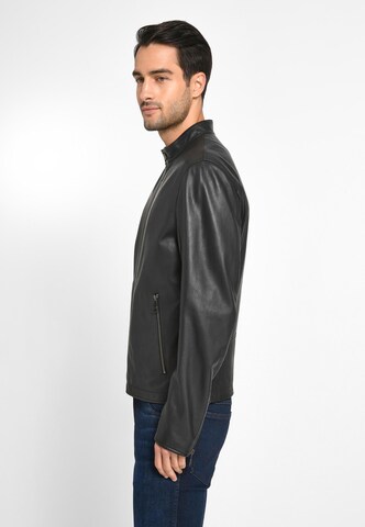 Louis Sayn Lederjacke in Schwarz