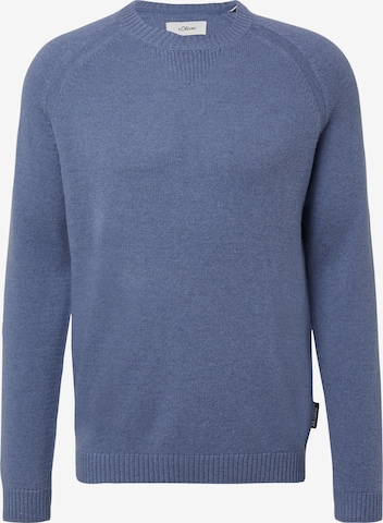 s.Oliver Pullover in Blau: Vorderseite