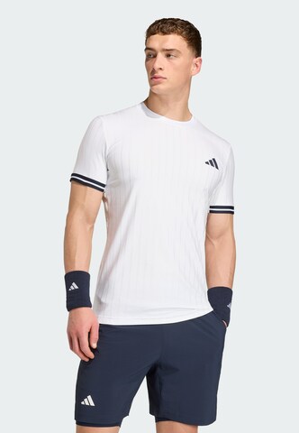 ADIDAS PERFORMANCE - Camiseta funcional en blanco: frente