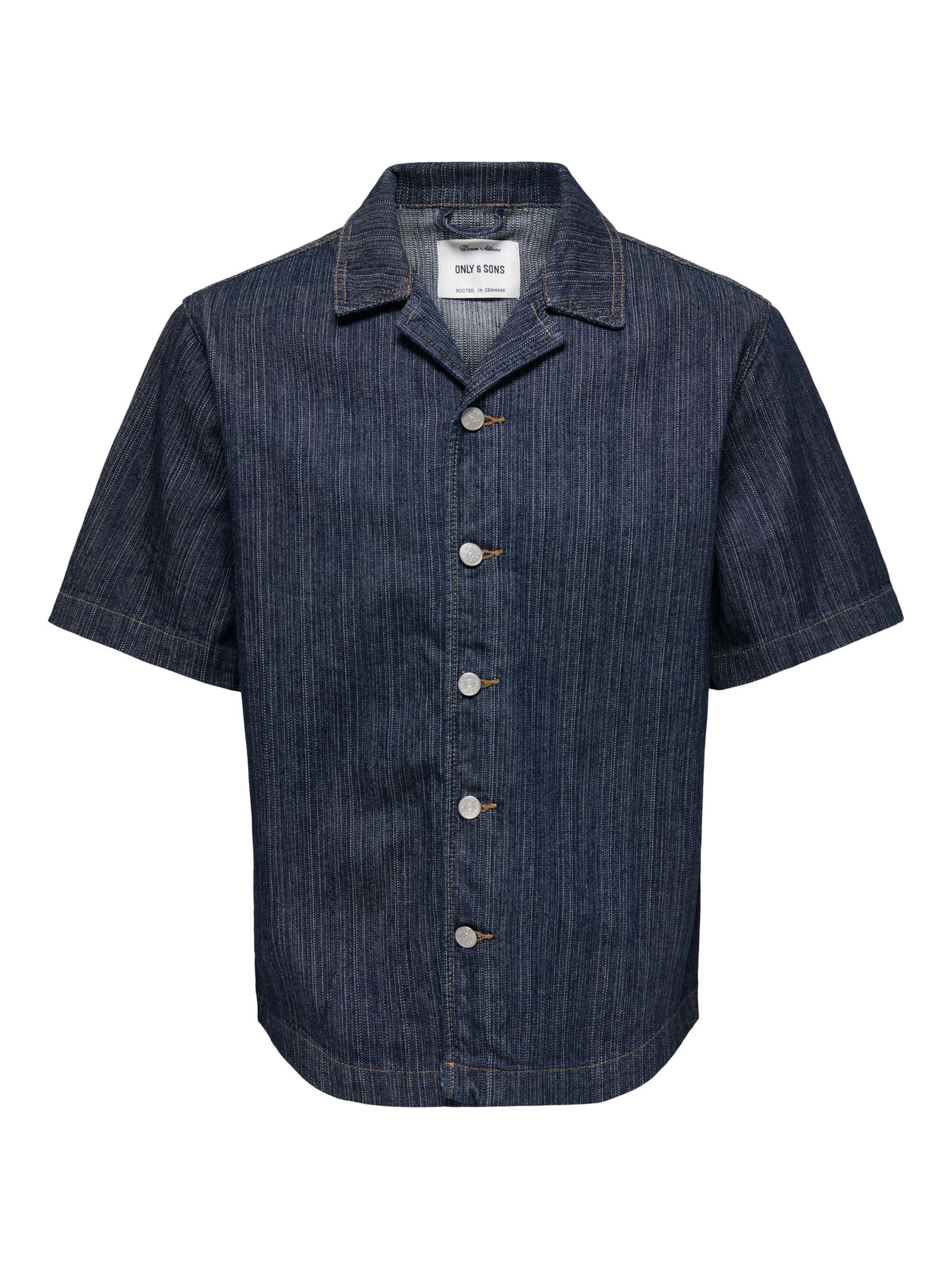 Regular fit Camicia 'ONSWayne' di Only & Sons in blu: frontale