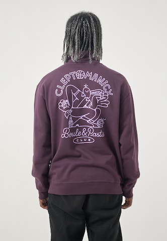 Cleptomanicx Sweatshirt 'Boule & Pasti' in Rot