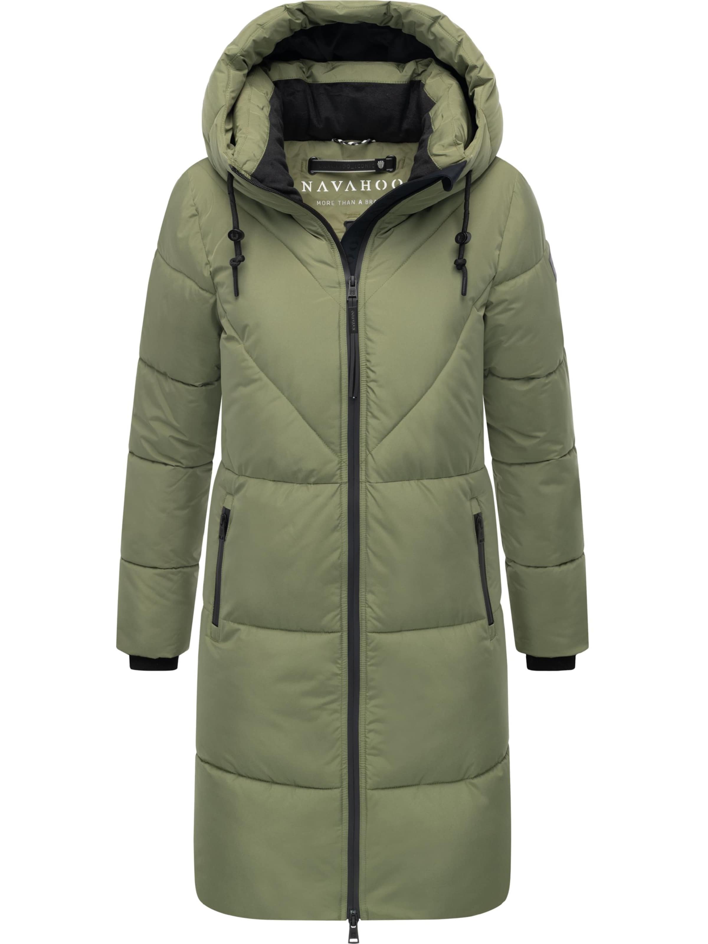 NAVAHOO Winter coat 'Kältekuschel XIV' in Green