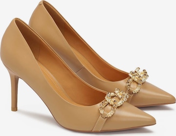 Kazar - Zapatos con plataforma en beige