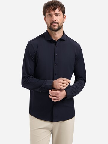 No Excess Regular fit Button Up Shirt 'Sedoc' in Blue: front