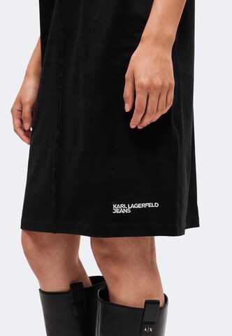 KARL LAGERFELD JEANS Kleid in Schwarz