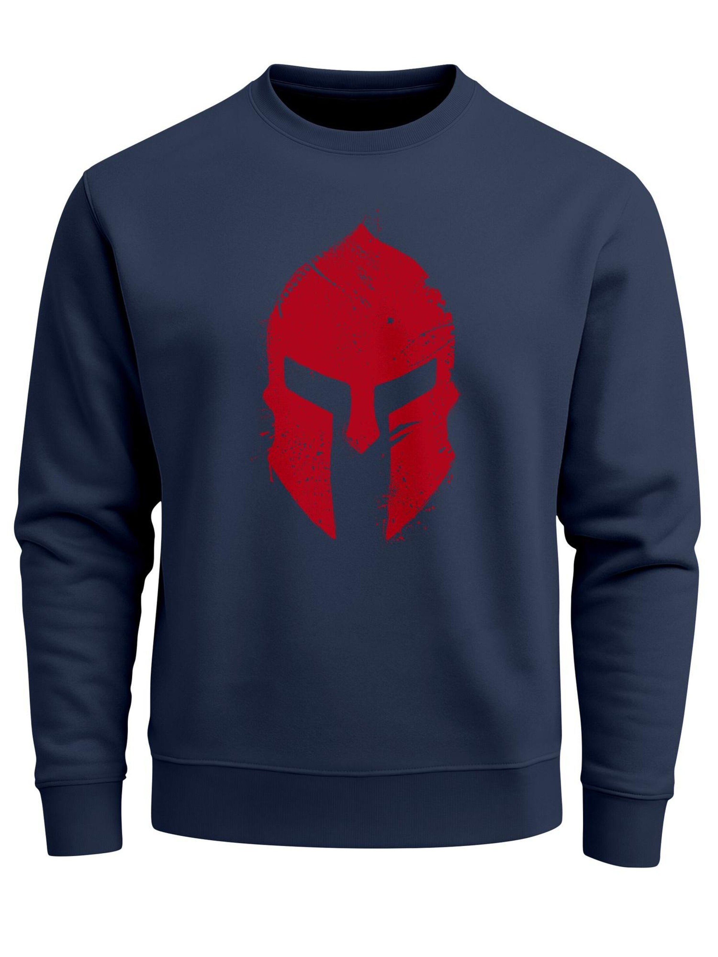 Neverless Sweatshirt 'Sparta 2' in Blue: front