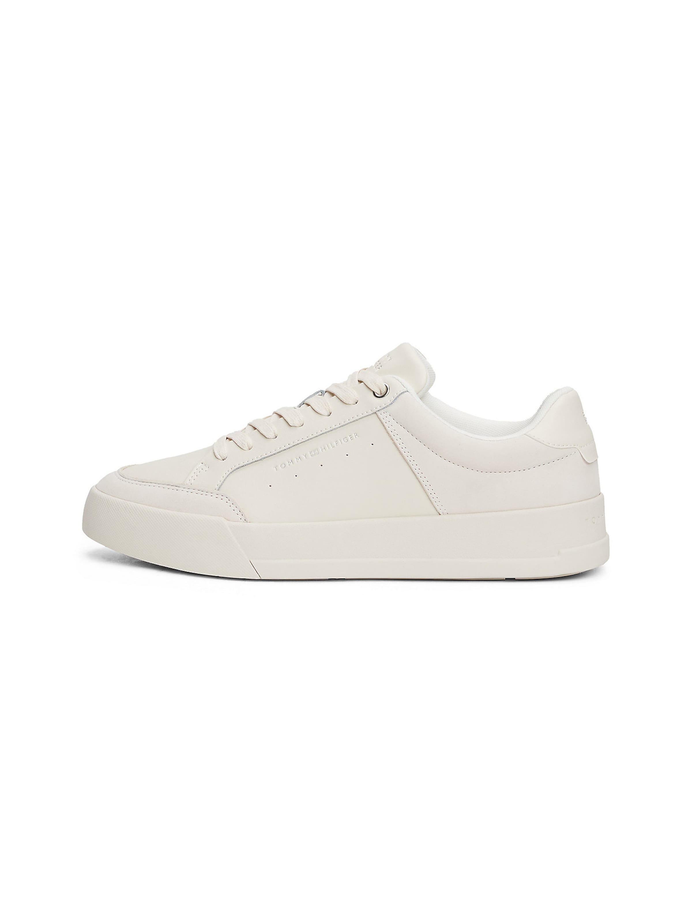 TOMMY HILFIGER Platform trainers 'COURT' in White: front