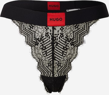 String HUGO en noir : devant