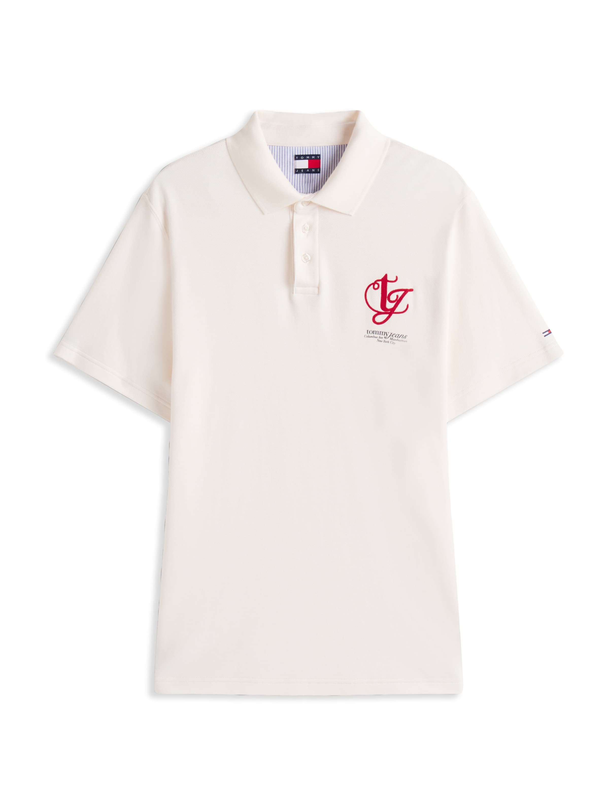 T-Shirt Tommy Jeans en blanc : devant