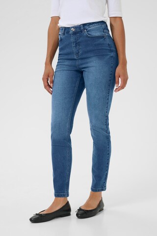 Kaffe Skinny Kavbojke 'Willow' | modra barva: sprednja stran