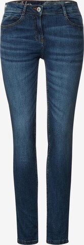 CECIL Slimfit Jeans 'Toronto' in Blauw: voorkant