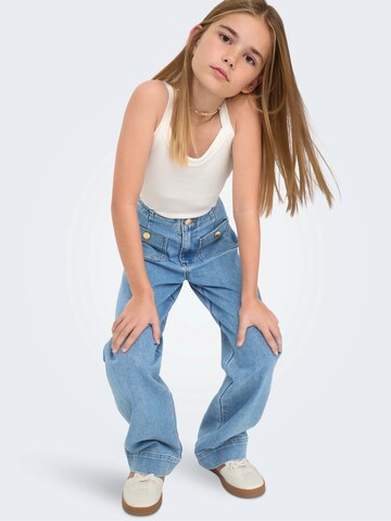 Wide leg Jeans de la ONLY GIRLS pe albastru