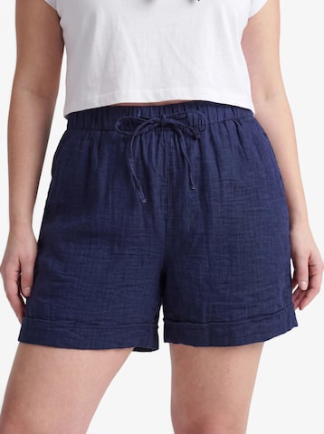 ONLY Carmakoma Regular Broek 'CARLEONI' in Blauw: voorkant