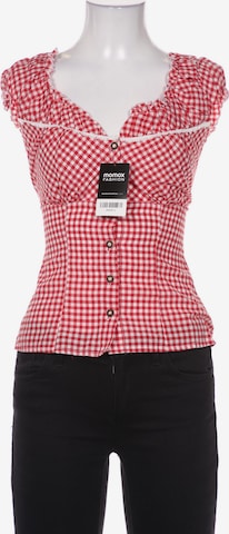 Ludwig & Therese Bluse XXS in Rot: Vorderseite