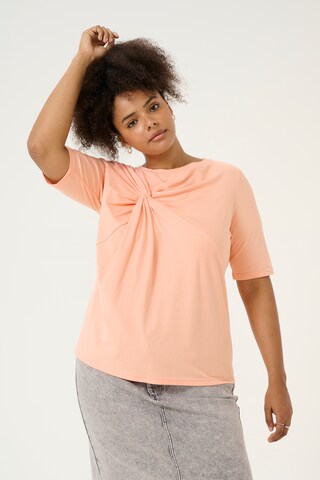 KAFFE CURVE Shirt 'Eloisa' in Orange: front
