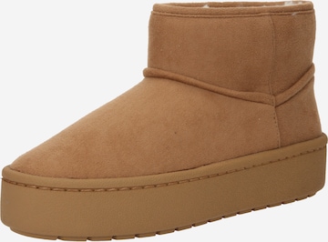 Monki Boots in Beige: voorkant